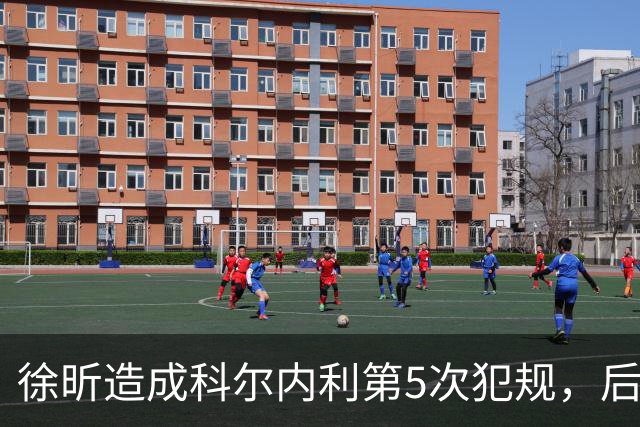 徐昕造成科尔内利第5次犯规，后者末节开局被罚下